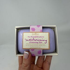 Vintage Bath & Body Works Sun-Ripened Raspberry Bar Soap 4.5 oz Cleansing NOS